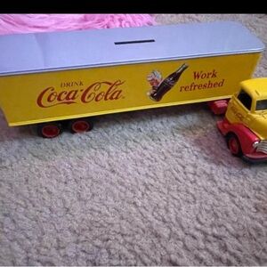 1960’s Coca-Cola DieCast Delivery Truck Bank<SOLD
